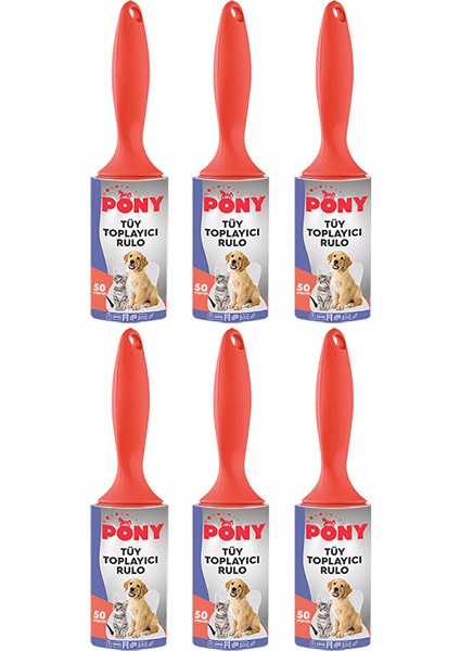 Tüy Toplayici Rulo 6 Li Set Kedi̇ Köpek