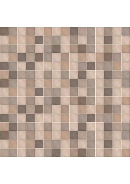 Açık Kahve Mozaik Taş Desenli Yapışkanlı Folyo Silinebilir Tezgaharası Kaplama Folyosu 0343 45X1500 cm fiyatları