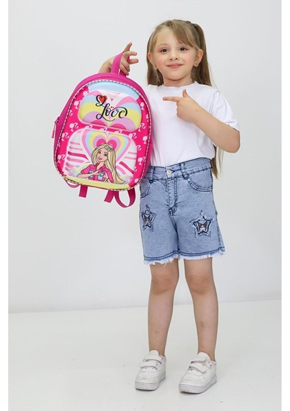 Love Barbie Temalı Pembe Rüyalar Ortopedik Anaokul ve Ilkokul Çantası