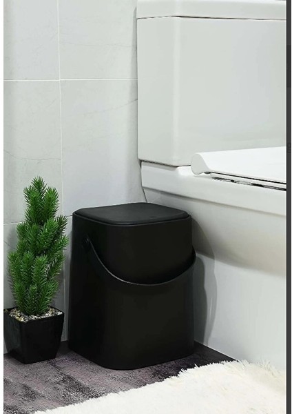 Si̇hi̇rli̇ Çöp Kovasi 8 Lt Siyah fırsatları