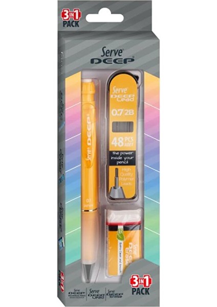 Serve Deep 3lü Okul Seti Sarı