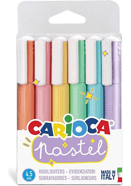 Pastel Renkler Işaretleme Kalemi 6 Renk