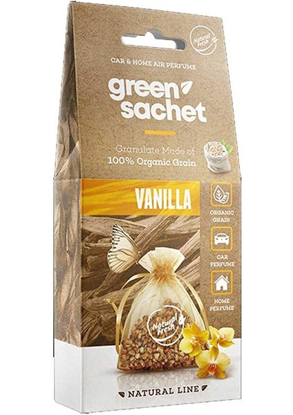 Natural Ahşap Granüllere Emdirilmiş Özel Aromalı Koku - Vanilya