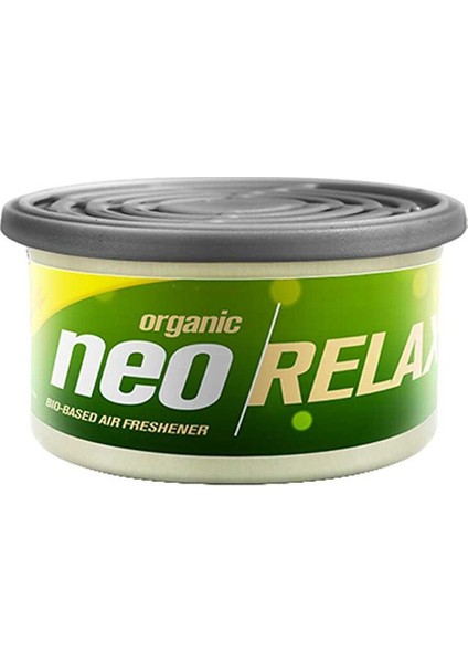 Neo Relax Metal Kutuda Ahşap Granüllere Emdirilmiş Özel Aromalı Koku - Greyfurt
