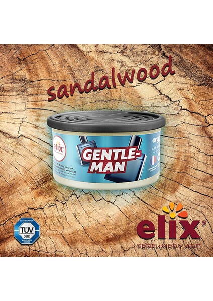 Organik Metal Kutuda Doğal Liflere Emdirilmiş Özel Aromalı Koku - Gentleman modelleri