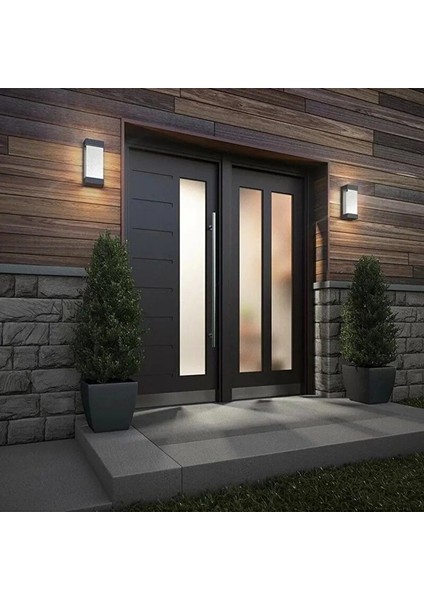 24 Watt Gün Işığı 3000K Modern Iç ve Dış Mekan LED Aplik, Banyo, Teras, Veranda, Balkon, Kamelya Armatürü ECN-21353G fırsatları