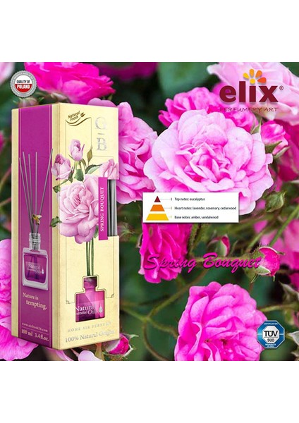 Doğal Çiçek Esansları Içeren, Ev - Ofis Kokusu 100ML. - Okaliptus, Lavanta fiyatları
