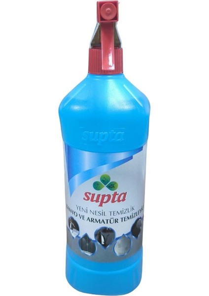 Supta Mavi Su Banyo Armatür Kireç Çözücü 1 Litre