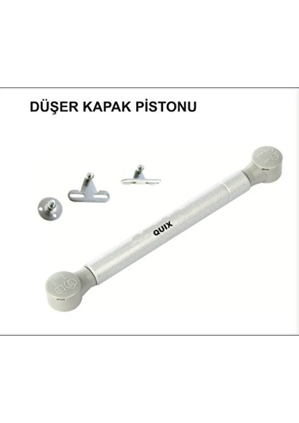 Qui̇x Düşer Kapak Pi̇stonu 100 N ( 2 Adet )