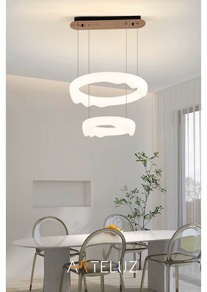 Luxury Pinterest Model Modern Sarkit Çi̇ft Katli Avi̇ze (50+35 Cm) modelleri