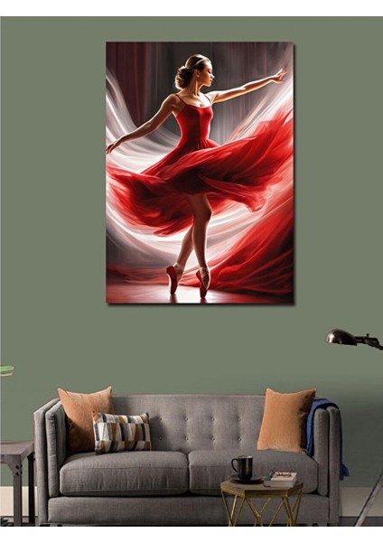 Kanvas Tablo Balerin Kadın 70X100 cm fiyatları