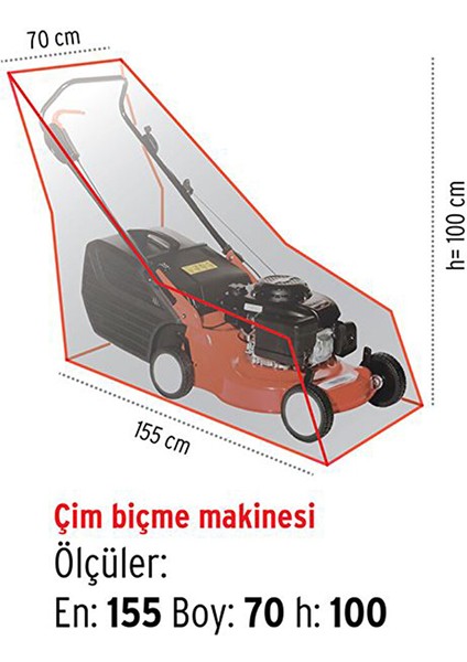 Çim Biçme Makinası Için Koruma Örtüsü modelleri