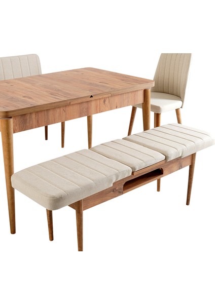 Sembol Bench Atlanti̇k Krem