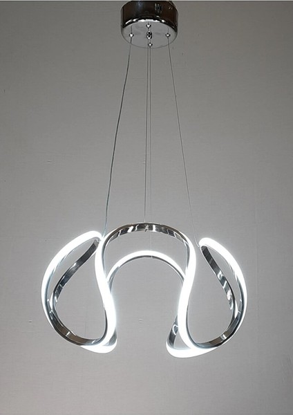 Medusa Modern Sarkıt Krom LED Salon Mutfak Avize Standart