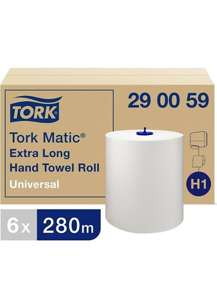Matic Hareketli Havlu Advanced 280 Mt. x 6 Rulo, 21 Cm., %100 Selüloz (290059) fırsatları