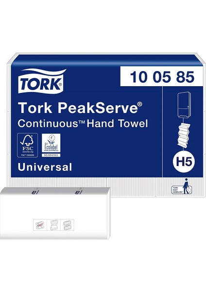 Peakserve Sürekli Kağıt Havlu 410 Adet x 12 Paket (100585)