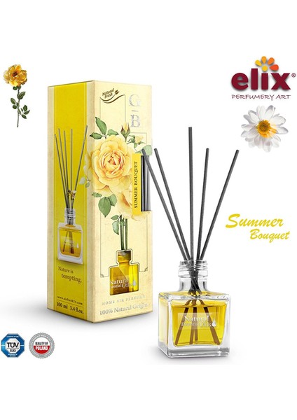 Doğal Çiçek Esansları Içeren, Ev - Ofis Kokusu 100ML. - Bergamot, Gardenya