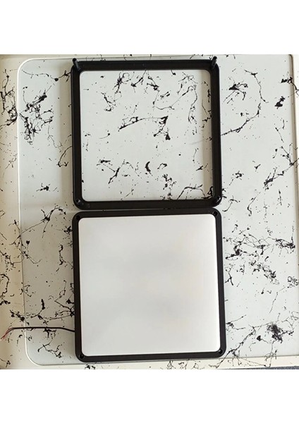 24W Beyaz Işik Dekorati̇f Kare Çerçeveli̇ Ledli̇ Tavan Armatürü indirimleri