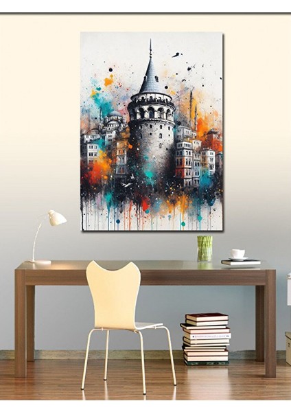 Kanvas Tablo Istanbul Galata Kulesi fiyatları