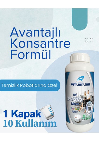Konsantre Robot Süpürge Solüsyonu 500 ml fiyatları