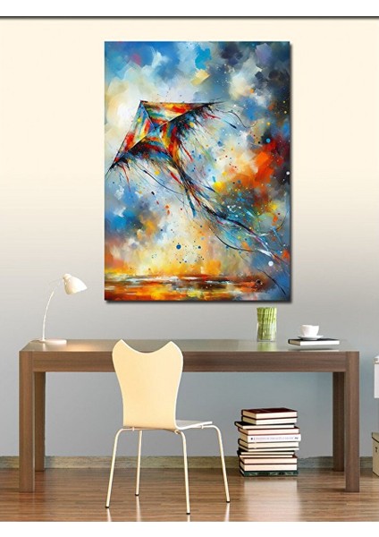 Kanvas Tablo Renkli Uçurtma 50X70 cm fiyatları