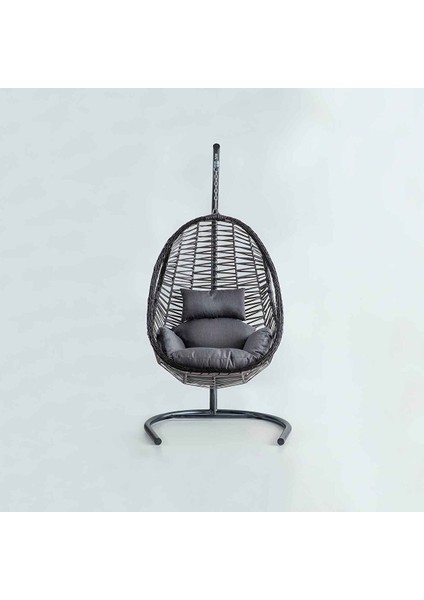 Cosmo Swing Salıncak, Gri Rattan Gri Kumaş modelleri