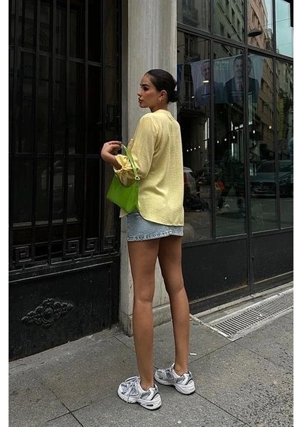 Poulina Flamlı Keten Gömlek 3257-08 modelleri