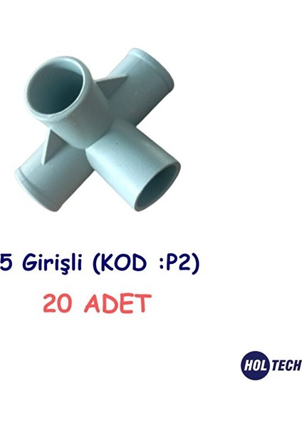 Plastik Bez Dolap Bağlantı Aparatı ( 5 Girişli 20 Adet P2 )