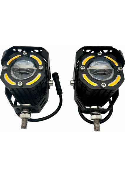 Motosiklet Turbo LED Sis Lamba Jry-12 fırsatları