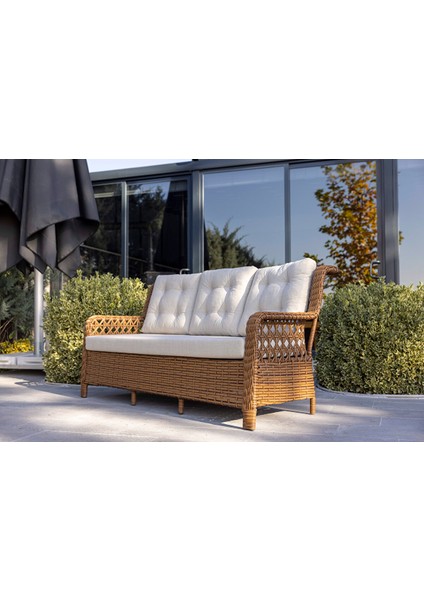 Açelya Rattan 3 1 1 ve Masa Bahçe Balkon Mobilyası