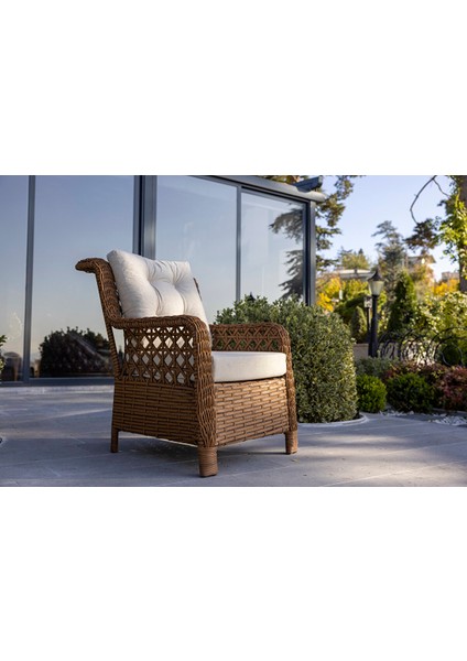 Açelya Rattan 3 1 1 ve Masa Bahçe Balkon Mobilyası