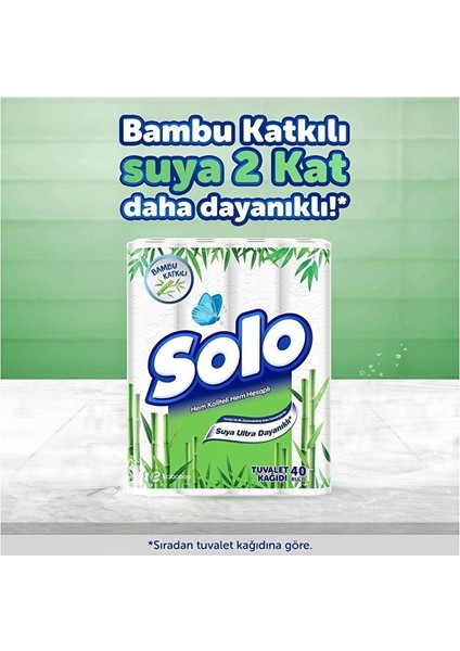 Tuvalet Kağıdı Bambu Katkılı 40'lı modelleri