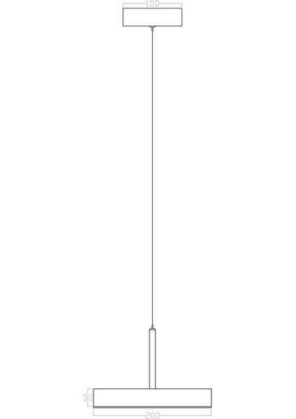 Yatakbaşı Sarkıt LED Avize Salut Ø20CM 9 Watt fırsatları
