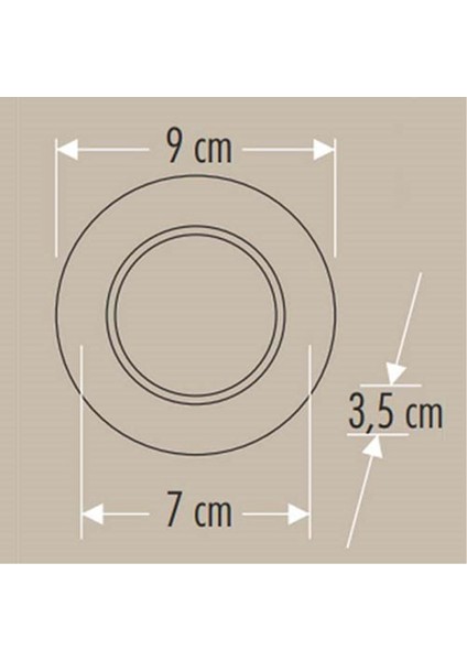 8W Başak LED Armatür Siyah Kasa 3 Renk Cat CT-5261 modelleri