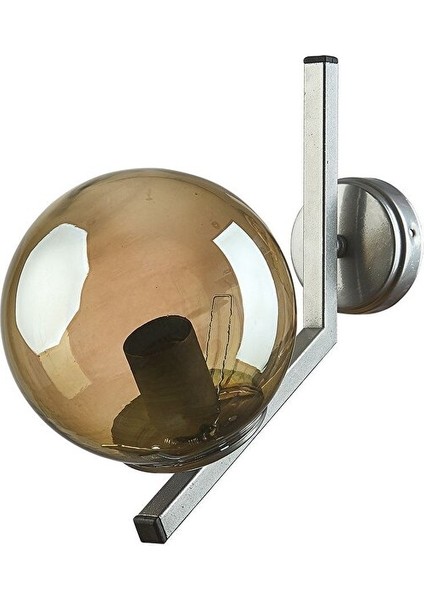 Tanya Modern Tasarım Kapalı Globe Camlı Aplik