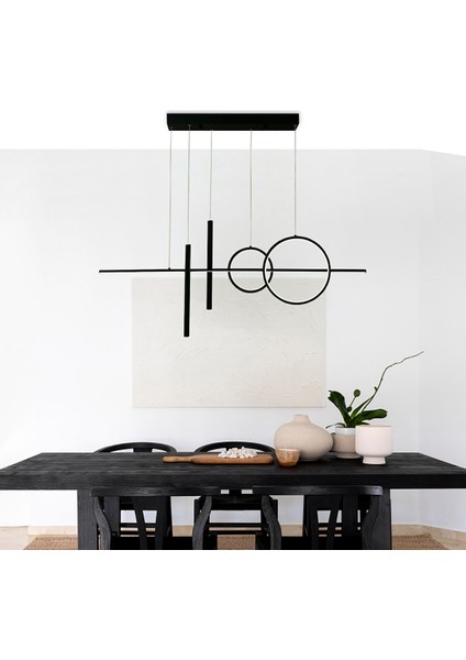 Cubiform Çemberli Sarkıt LED Avize 120 cm fiyatları