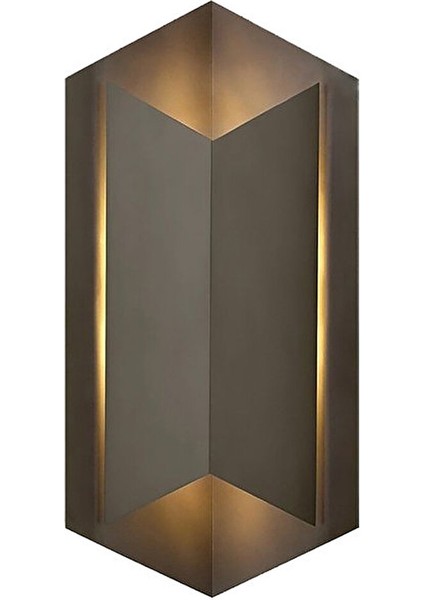 Theory LED Duvar Aplik 32*13CM 7 Watt Siyah Gövde