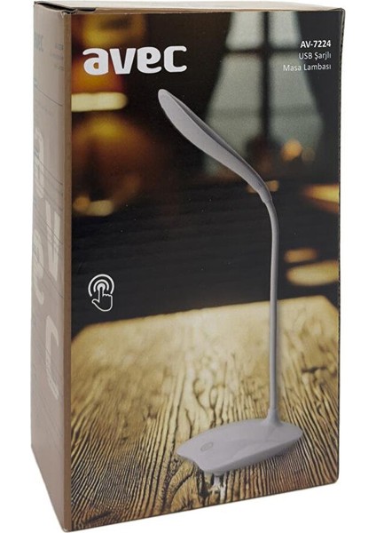 AV-7224 USB Şarjli Masa Lambasi fırsatları