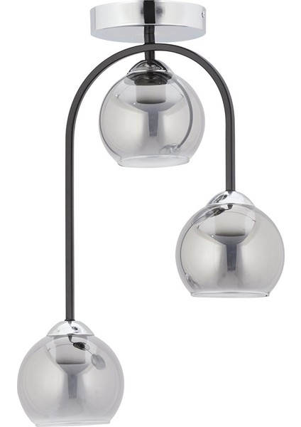 Imbalance Modern Avize E27 36W 35CM Metal Krom/siyah -FZ-7450-3K fiyatları