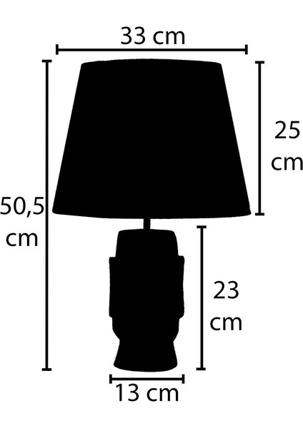 Modern Dizayn Moai Abajur Gold Gri modelleri