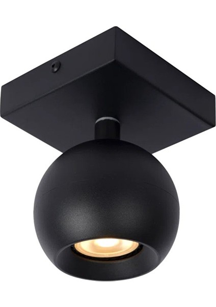 Metal Retro Siyah Tavan Plofyoner Tavan Duvar 180 Derece Hareketli Modern Spor LED Avize Günışığı Ampullü