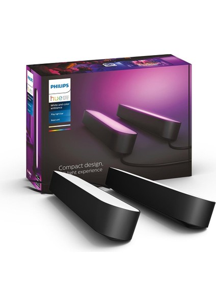 Hue Play 2'li Ekopaket - Siyah, Güç Adaptörü Dahildir - 915005733901