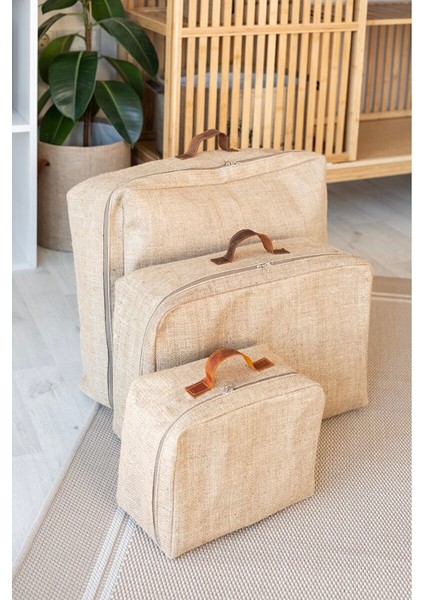 Büyük Boy Jüt Baza Altı Yastık Yorgan Kazak Hurcu 60 x 18 x 45 cm fiyatları