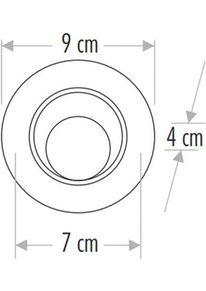 5W Akik Smd LED Armatür Beyaz Cat CT-5204B fiyatları