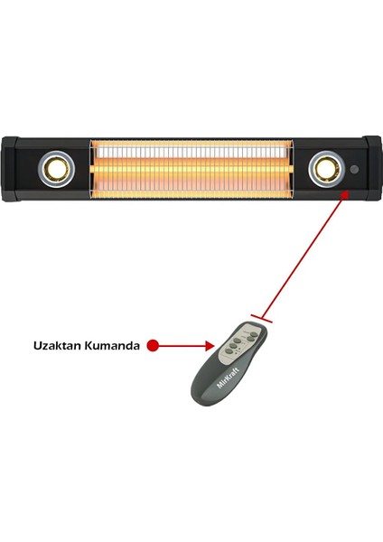 ( Vega ) Elekrikli Isıtısı - Kumandalı modelleri