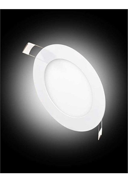5 Adet 12W 6500K Beyaz Işık Smd Yuvarlak Slim LED Panel KDL401 modelleri