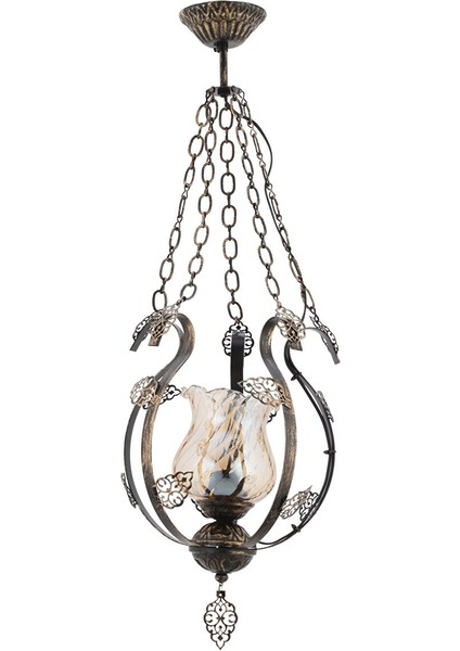 Kuğu Klasik Avize E27 12W 26CM Metal Eskitme -FZ-7510-TE fiyatları