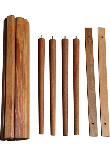Ahşap Katlanır Rulo Masa Kamp Outdoor Bahçe Araç Araba Masası Çantalı 60X57 modelleri