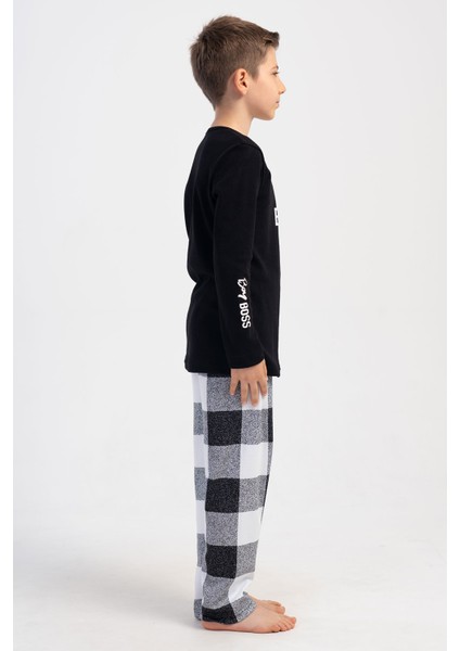 Pamuklu Erkek Çocukinterlok Uzun Kol Pijama Takım(7-8/13-14) , 403354 fiyatları