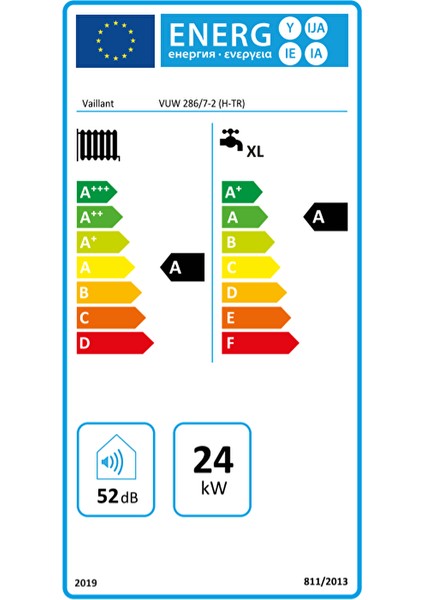 Ecotec 286/7-2 Pure 24/28 Kw 20.000K Tam Yoğuşmalı Kombi